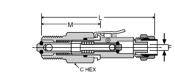 398PD Double Shut-Off Dimensions