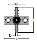 220 Adapter Tee Dimensions