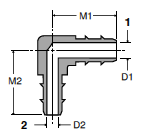225 Union Elbow Combination Dimensions