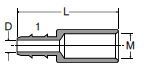 238 Solder Connector Dimensions