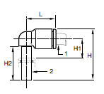 369PLPSP Plug-In Elbow Dimensions