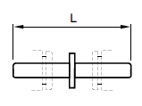 63PLP Double Male Union Dimensions