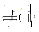67PLP Tube Reducer Dimensions
