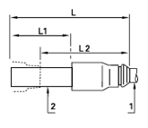 67PLM Tube Reducer Metric Dimensions