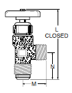 V412F Tube Flare Dimensions