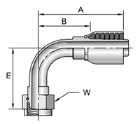 Parker 1B277 Female BSP Parallel Crimp Fitting