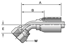 Parker 1FY77 Female BSP Parallel Crimp Fitting