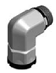 Parker EW EO3 Swivel Elbow