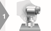 Image of EO3 Swivel Nut Connection Assembly - Step 1