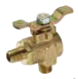 V591P 90 Degree Flow Male-Male Pipe Ends Ball Valve