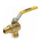 V591P-X-04 Lever Handle, 90 Degree Flow Male-Male Pipe Ends Ball Valve