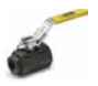 VP500CS Locking Handle Carbon Steel Female Pipe Ends Dimensions
