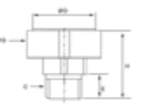 Transair Male Adaptor NPT Thread