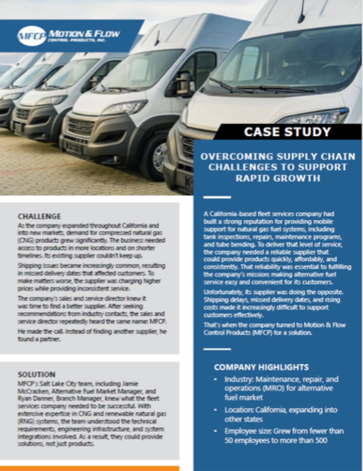 Case Study - Rapid Growth - MFCP