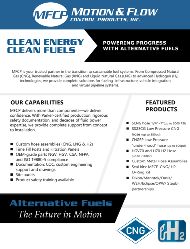 Clean Energy and Fuel - MFCP Sales Sheet