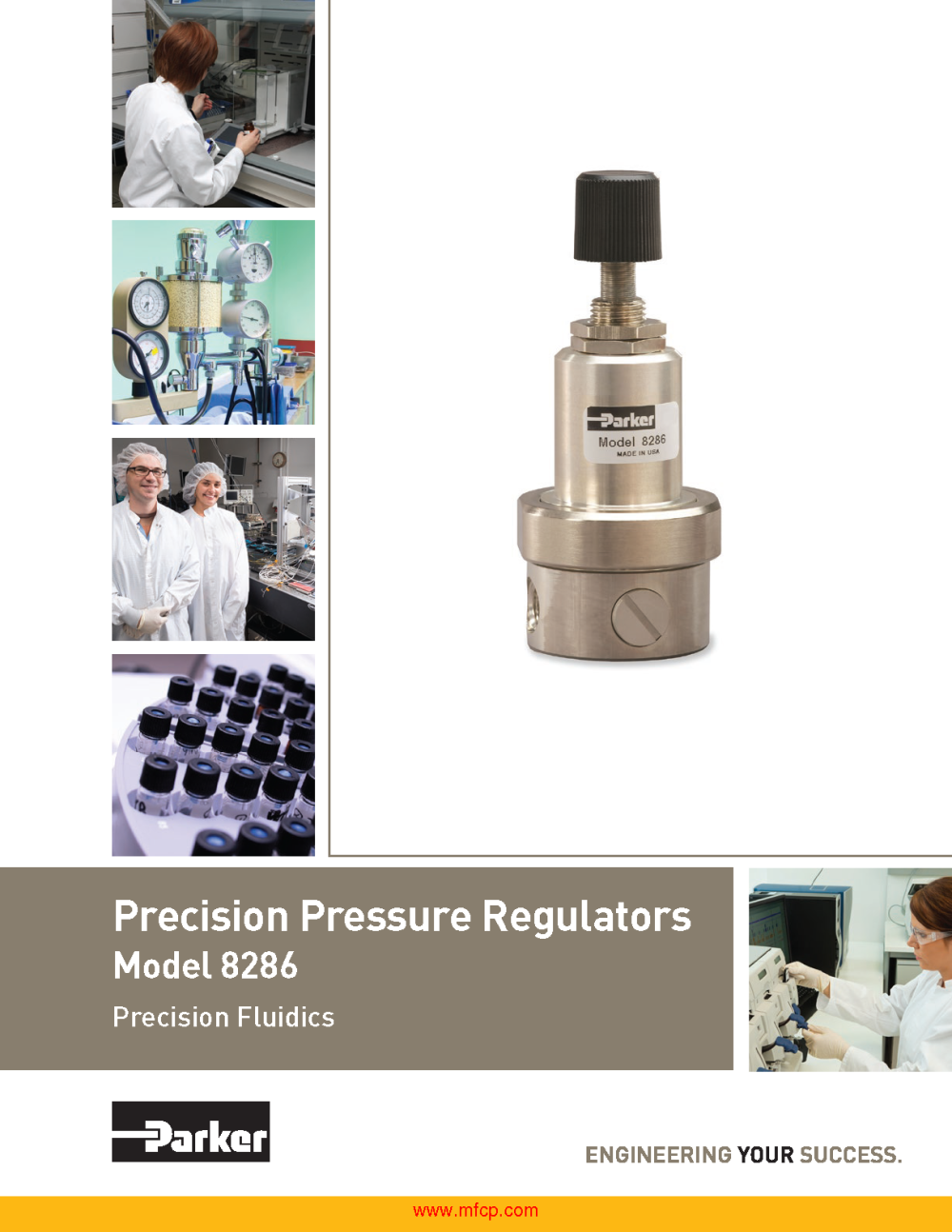 Parker Precision Fluidics Model 8286 Balanced Poppet Regulator