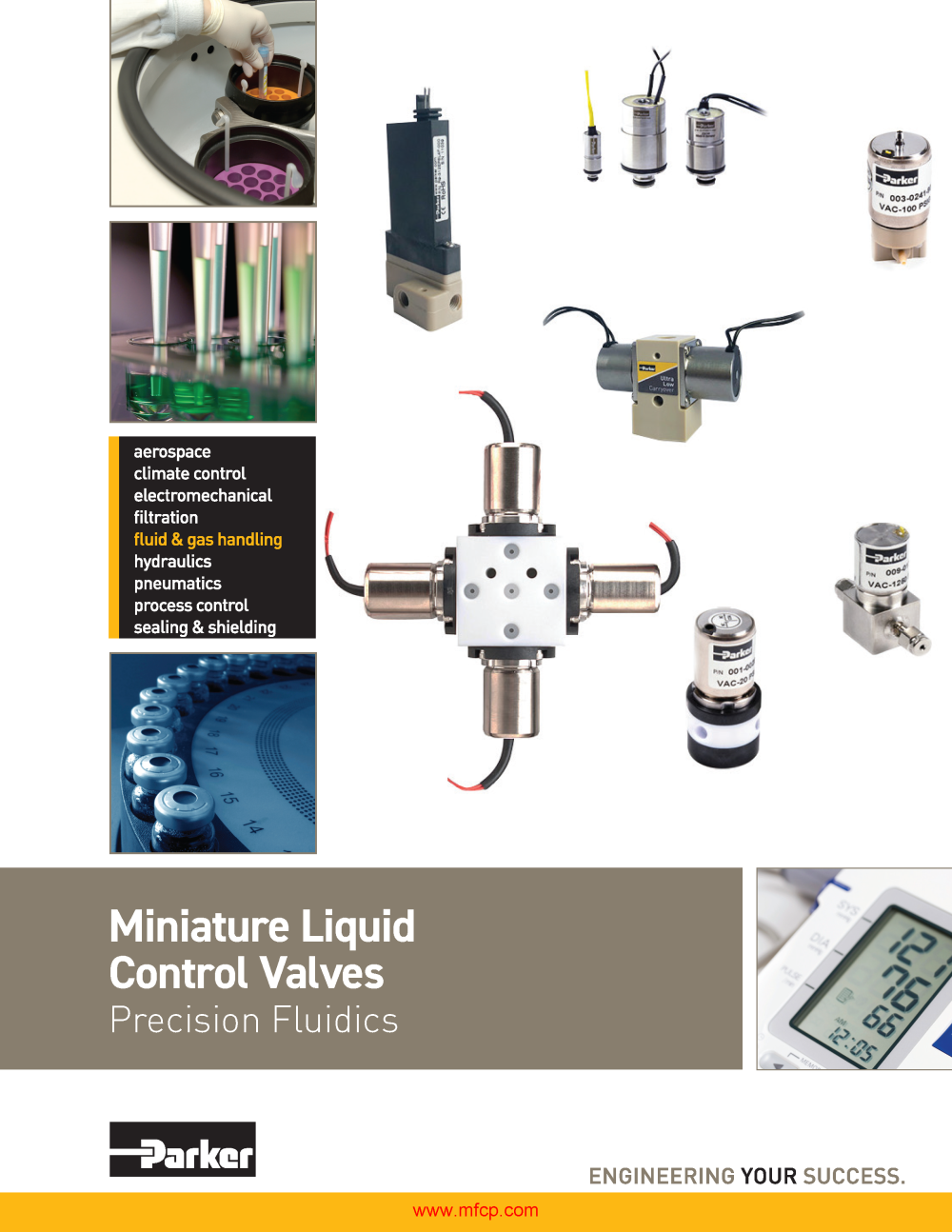 Parker Precision Fluidics Liquid Valves Catalog