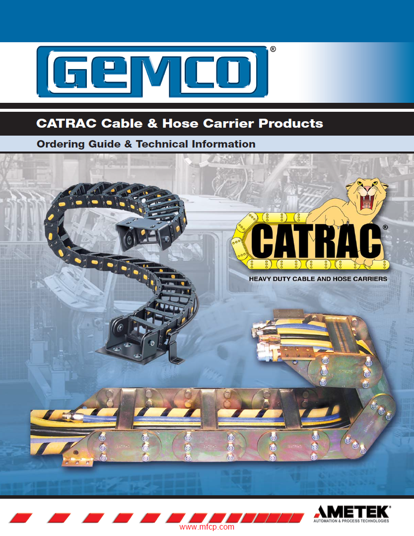 Ametek Gemco Catrac Cable & Hose Carriers