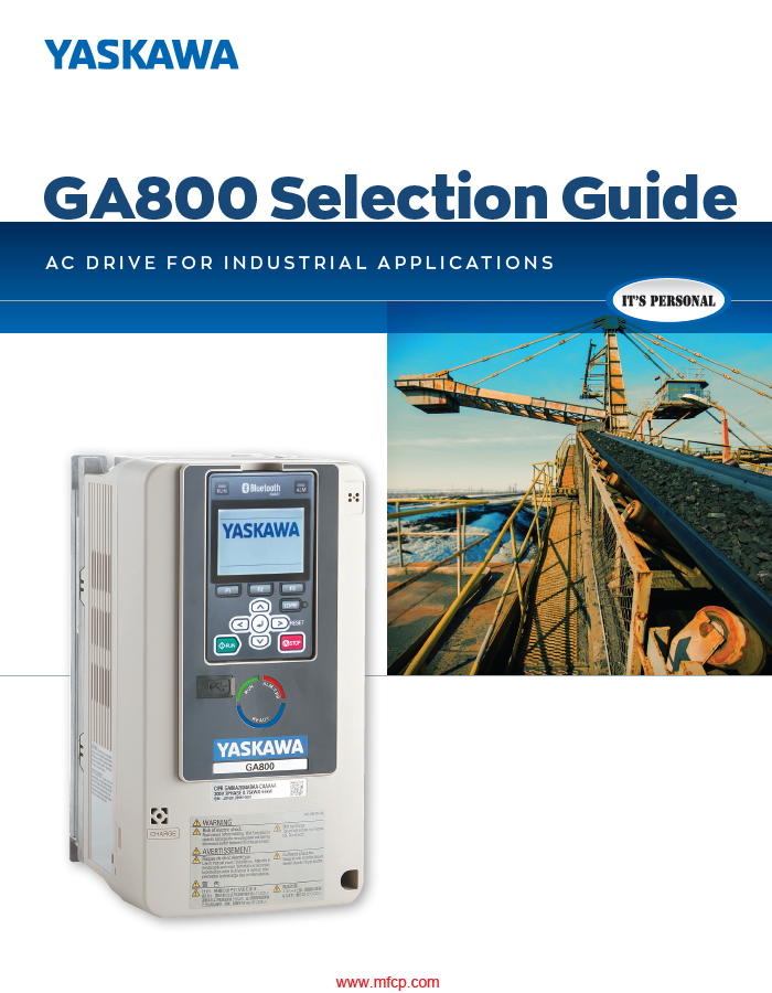 Yaskawa GA800 Selection Guide