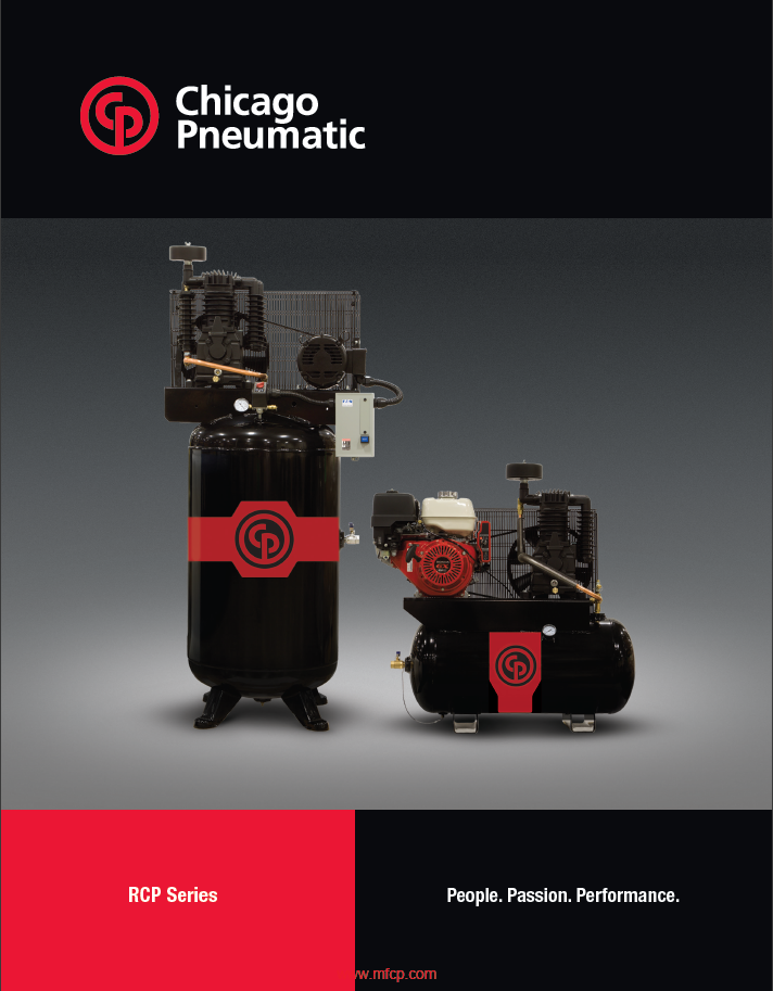 Chicago Pneumatic Piston Air Compressors RCP Series