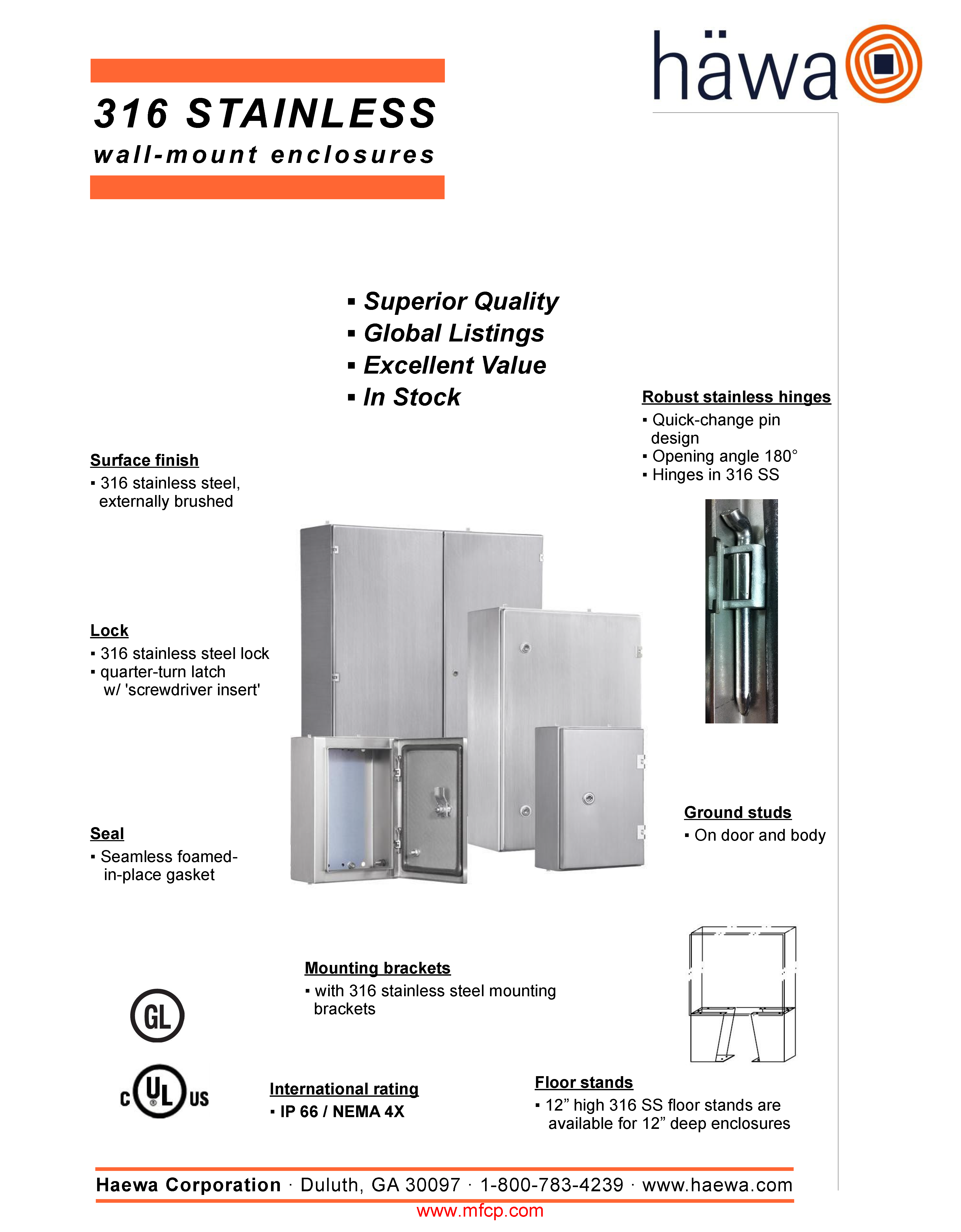 Haewa Enclosures SS316 0111