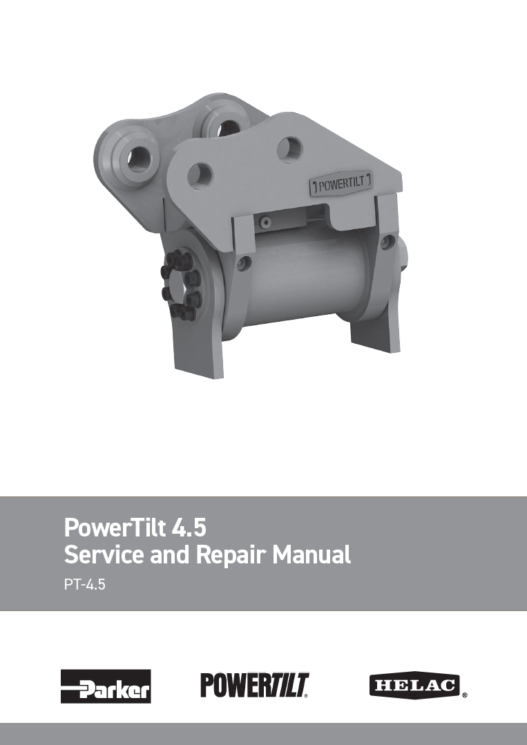 Parker PowerTilt 4.5 Service Repair Manual