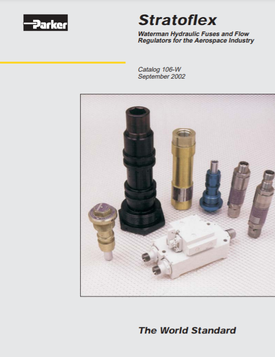 stratoflex hydraulic fuses and flow regulators