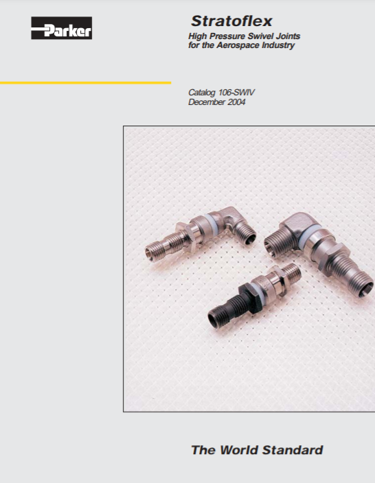 stratoflex high pressure swivel joints