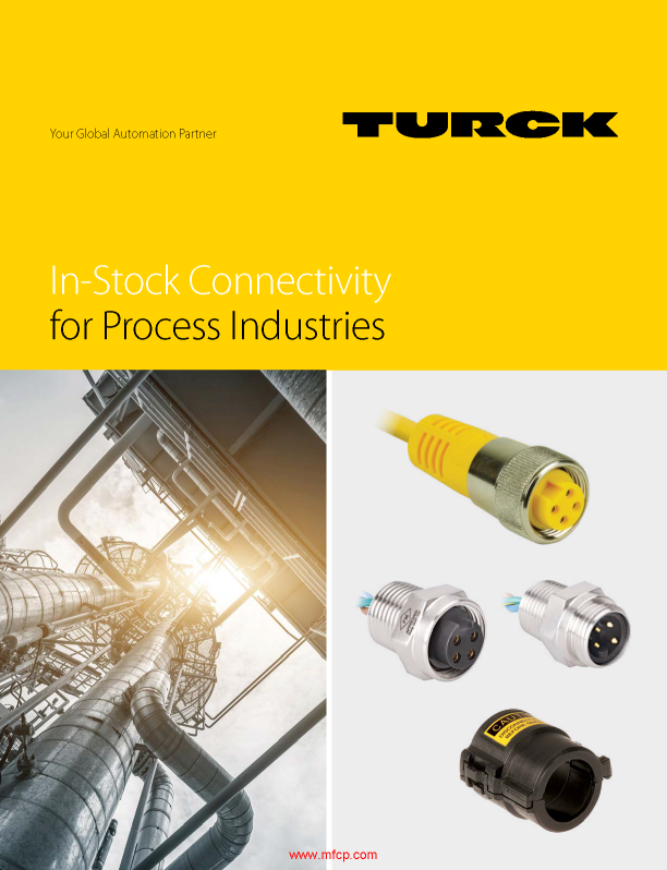 Turck In-stock Connectivity for Process