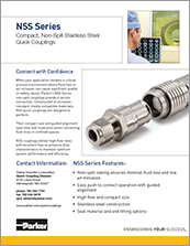 parker nss series quick couplings - catalog# bul-3800-nss