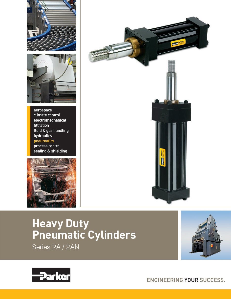 PARKER - Heavy Duty Pneumatic Cylinders