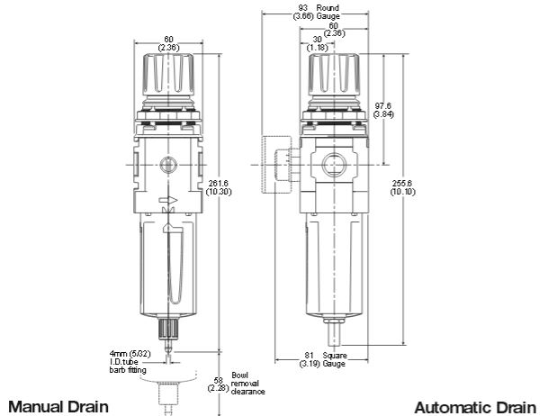 compact-semi-precision-filter-regulator-dimensions