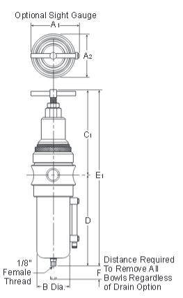 SS-FRLs-PB12-Standard-Piggyback-Dimensions